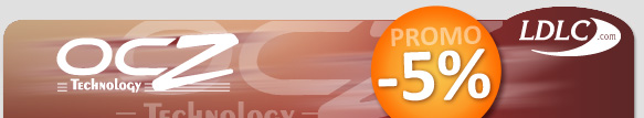 5% sur tous les produits OCZ