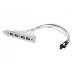 Achat USB Equerre slot pour 4 ports USB 2.0
