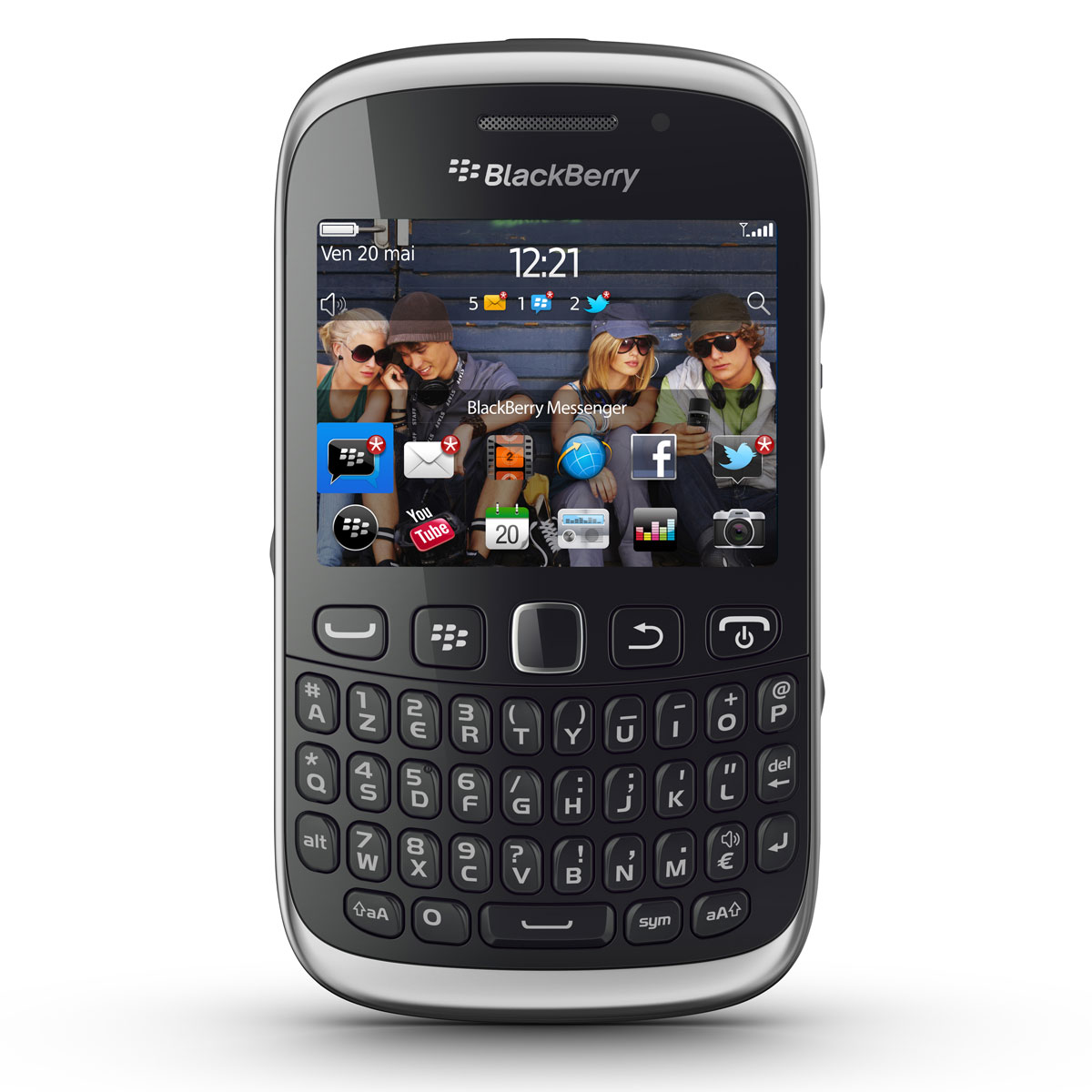 Blackberry Curve Azerty Noir Mobile Smartphone Blackberry Sur