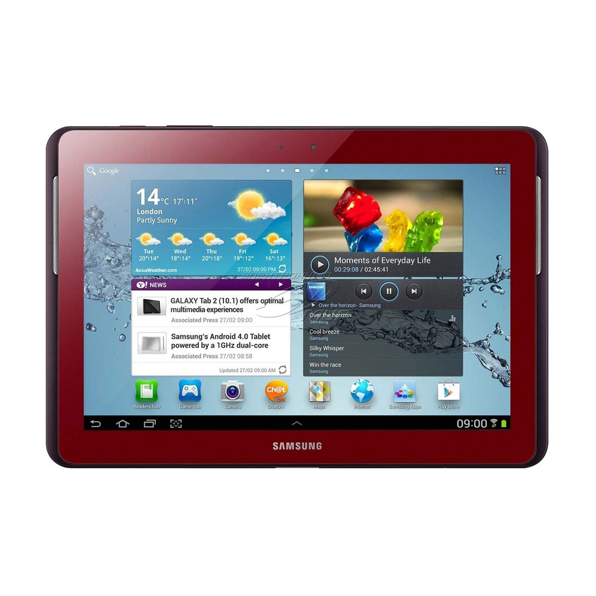 Samsung Galaxy Tab 10 1 2 GT P5110 Garnet Red 16 Go Tablette Tactile