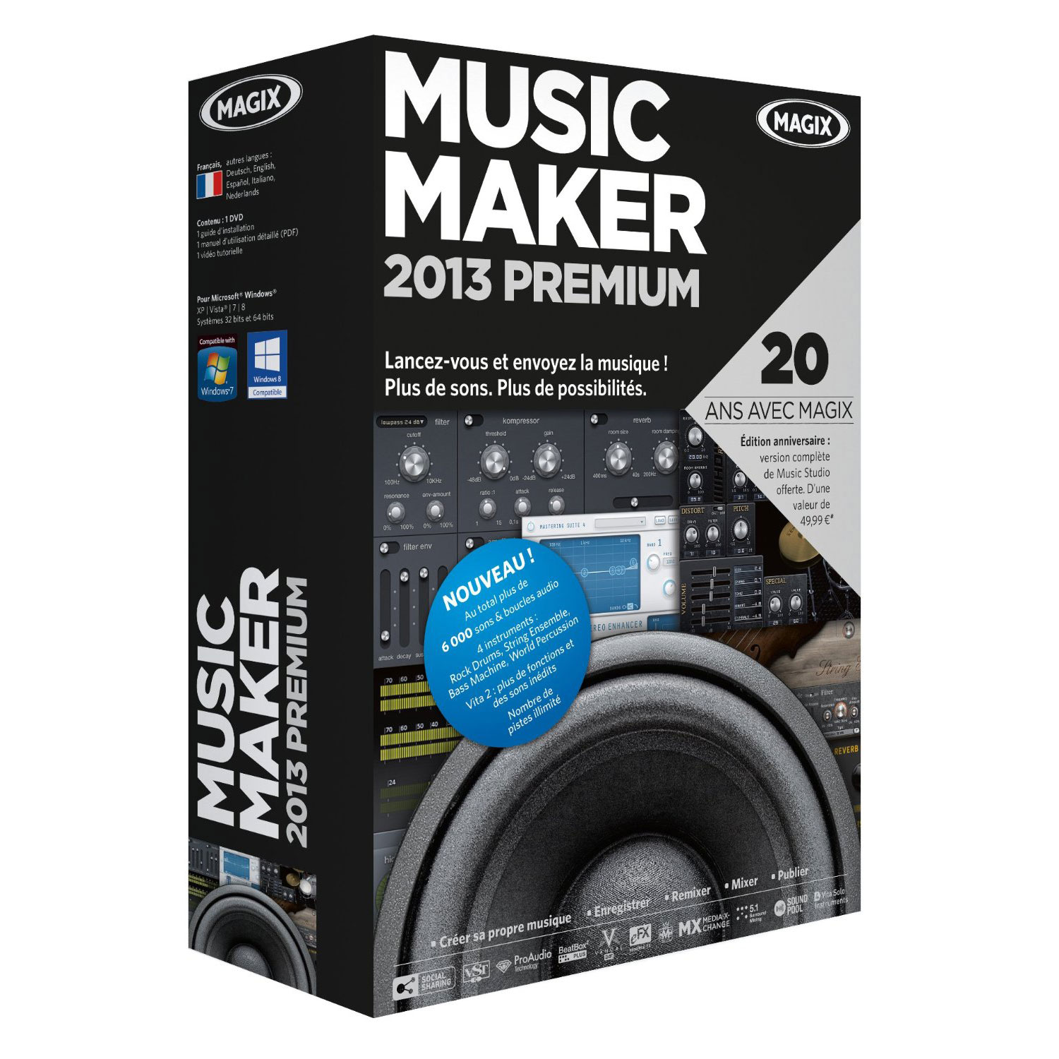 record you voice on magix music maker premium