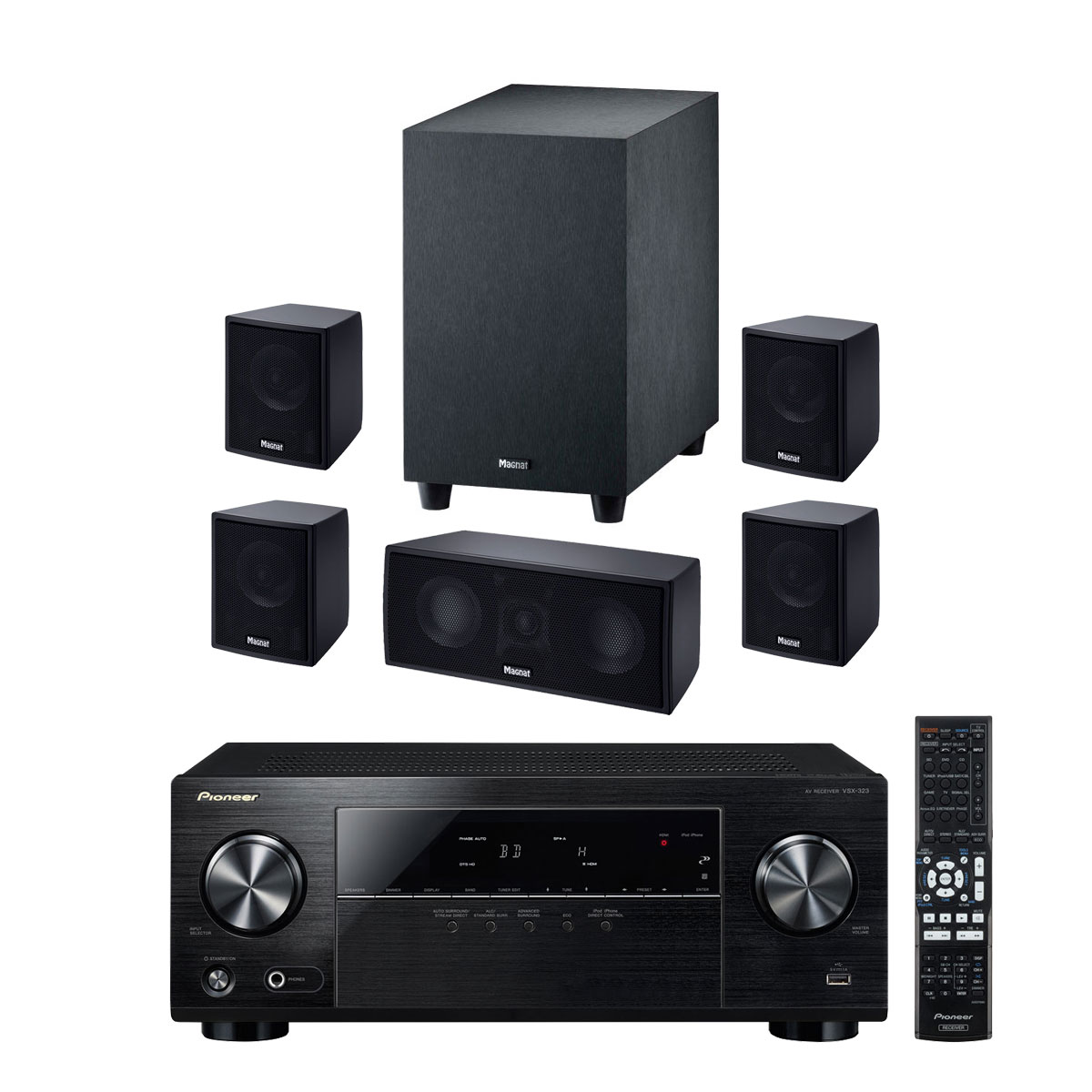 Pioneer Vsx K Magnat Interior X Ensemble Home Cin Ma Pioneer