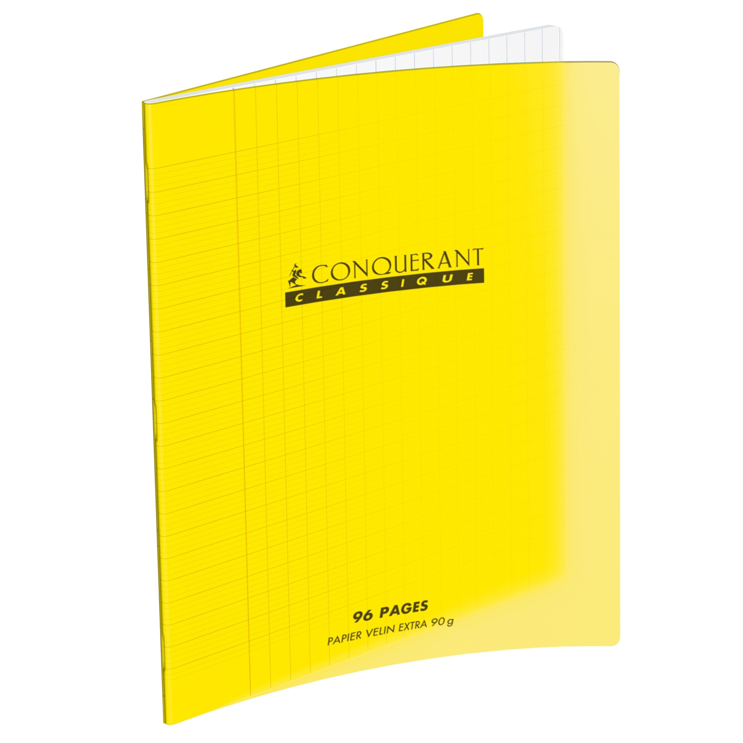 Conqu Rant Cahier Pages X Mm Seyes Grands Carreaux Jaune