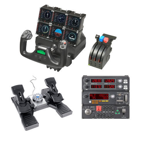 x plane simulator yoke and pedals