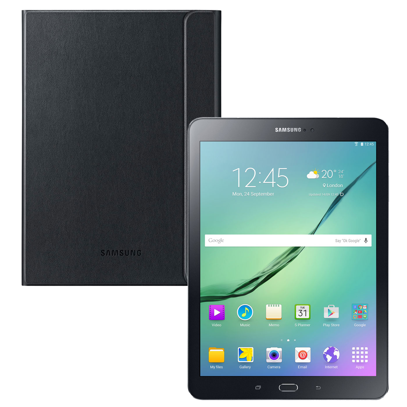 Samsung Galaxy Tab S Sm T Go Noir Book Cover Keyboard