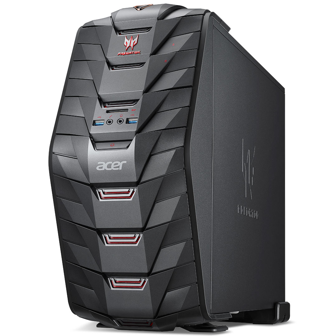 PC de bureau Acer Predator G3-710 (DG.E08EF.025) Intel Core i7-7700 16 Go SSD 128 Go + HDD 1 To NVIDIA GeForce GTX 1060 3 Go Wi-Fi AC/Bluetooth Windows 10 Famille 64 bits