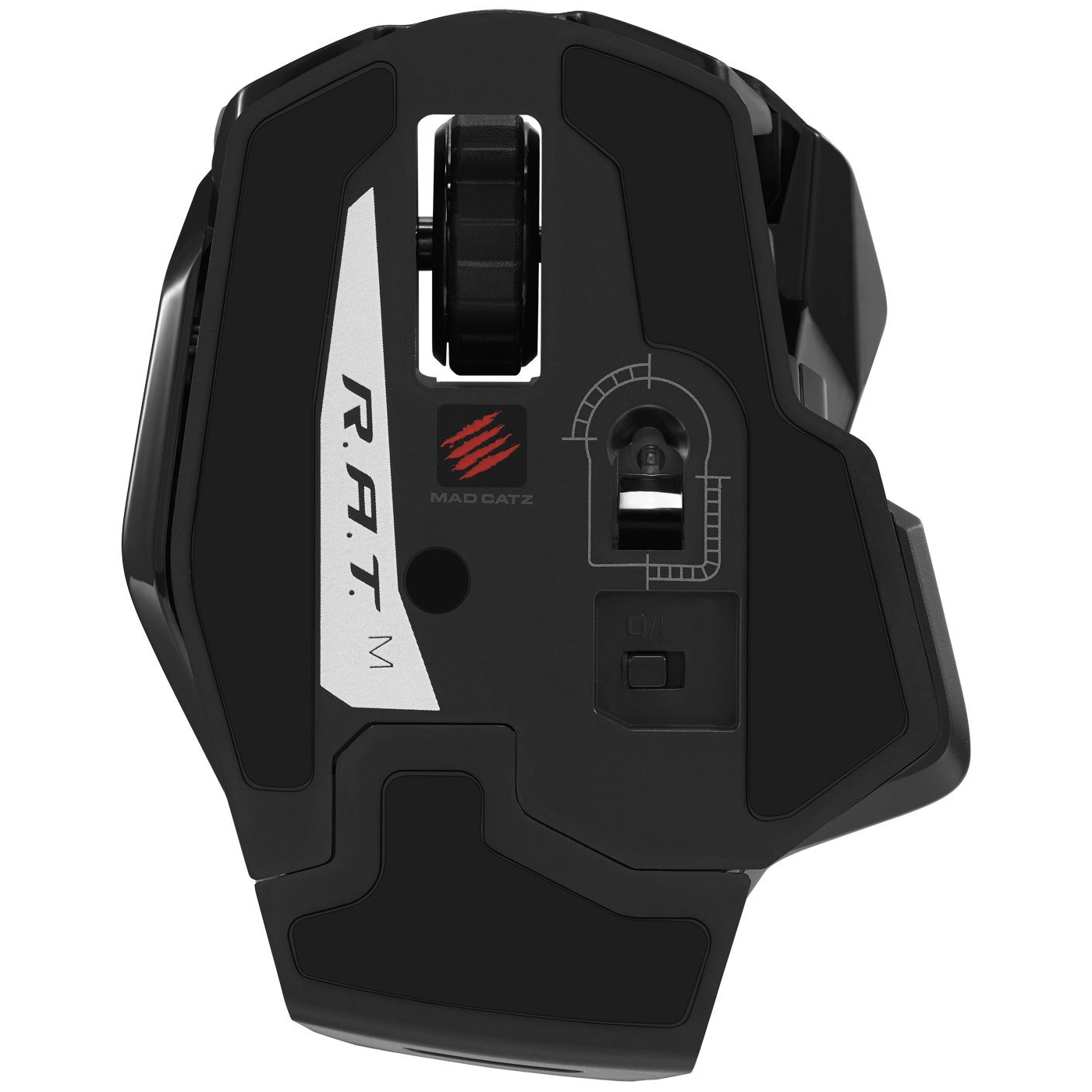 Mad Catz Office R A T M Rat M Gloss Black Souris Pc Mad Catz Sur