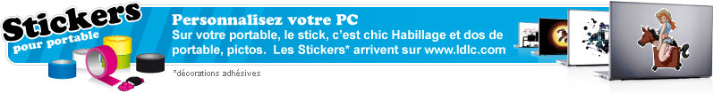 Stickers pour portable - Personnalisez votre PC