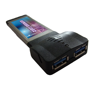 Carte contrôleur ExpressCard avec 2 ports USB 3.0 (chipset NEC)