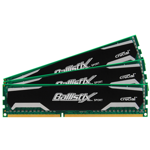Kit Triple Channel RAM DDR3 PC12800 - BL3KIT25664BA160A (garantie 10 ans par Crucial)