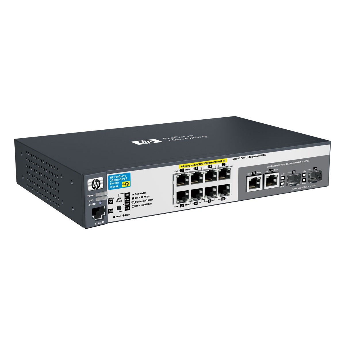 HP ProCurve 2520G8PoE (J9298A) achat / vente Switch sur