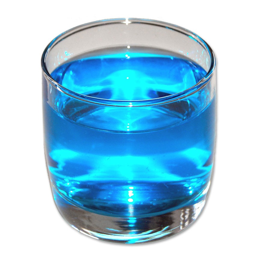 Liquide de refroidissement bleu