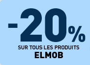 - 20% sur la marque Elmob
