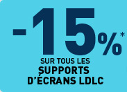 -15%* sur tous les supports d'&eacute;crans LDLC  avec le code promo SUP15