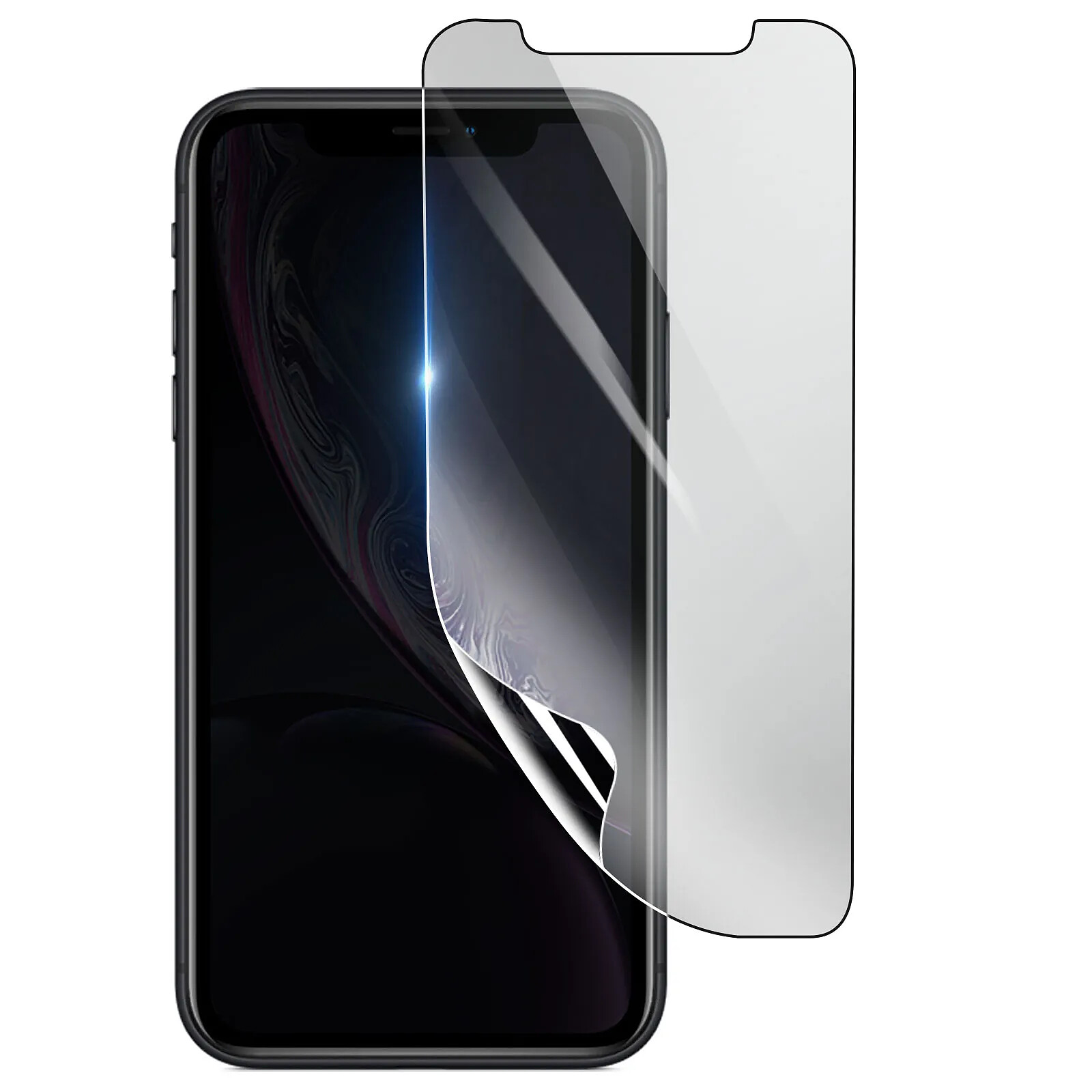 Mk Protection Cran Pour Apple Iphone Xs Max En Hydrogel Antichoc