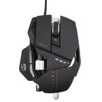 Souris laser modulable à 7 boutons pour gamer (coloris noir mat)