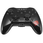 Manette de jeu sans fil (bluetooth) pour Windows, Mac et smartphone/tablette Android (coloris noir brillant)