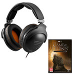 Casque gaming - circum-aural fermé - son Dolby Virtual Surround 7.1 - microphone unidirectionnel rétractable avec suppression du bruit - carte son USB externe - USB/Jack* - 1 jeu-vidéo OFFERT !