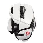 Souris laser modulable sans fil à 10 boutons compatible PC et Android (coloris blanc)