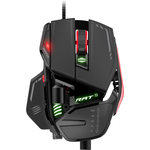 Souris pour gamer - droitier - capteur optique 12000 DPI - 11 boutons - forme modulable - poids ajustable - rétroéclairage Kameleon RGB - châssis en aluminium