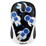 Souris sans fil - ambidextre - capteur optique 1000 dpi - 3 boutons