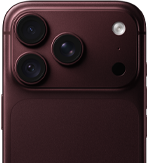 Face arrière d'un iPhone 18 Pro bordeaux, montrant la caméra principale 48 MP avec ouverture variable