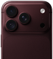 Face arrière d'un iPhone 18 Pro bordeaux, montrant la caméra principale 48 MP avec ouverture variable
