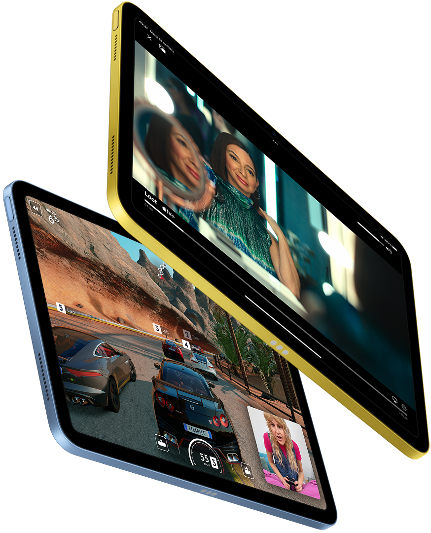 Présentation d'Apple TV+ et de l'expérience de jeu SharePlay sur iPad.