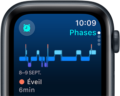 Suivi du sommeil sur l'Apple Watch SE