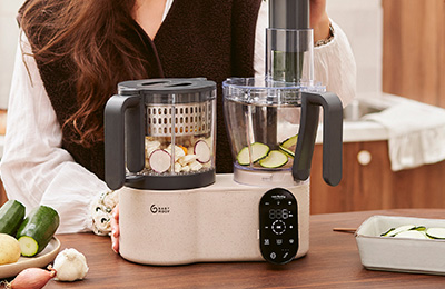 Préparation des repas de bébé avec le Nutribaby Evolution