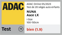 Nuna Siège Auto AACE LX i-Size Groupe 2/3 - Frost - Siège auto et