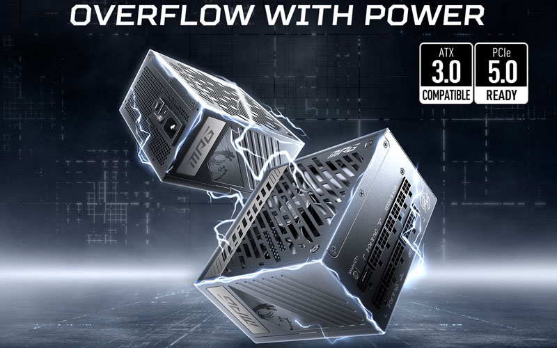 Alimentation PC full-modulaire MSI MPG A1000G - 1000W, ATX 3.0
