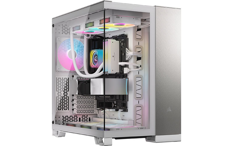 Corsair 6500X ホワイト PCケース Buy Corsair 6500X (ATX) Mid Tower Cabinet (White) - Computech Store
