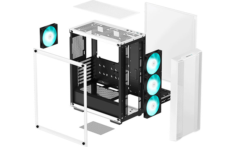 DeepCool CC560 V2 (White) - PC cases - LDLC | Holy Moley
