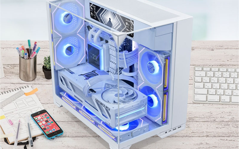 Lian Li O11 Vision-M (White) - PC cases - LDLC