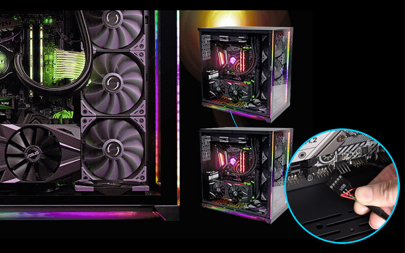 Lian Li PC-O11 Dynamic - Design by Razer - PC cases - LDLC | Holy