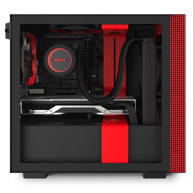 NZXT H210 Black/Red - PC cases - LDLC | Holy Moley