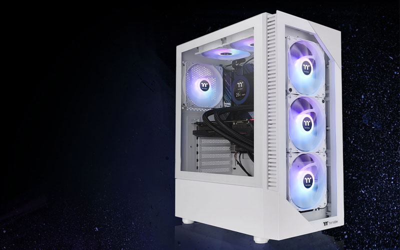 Thermaltake View Tg Argb Blanc Ca X M Wn Achat Bo Tier Pc Thermaltake Pour