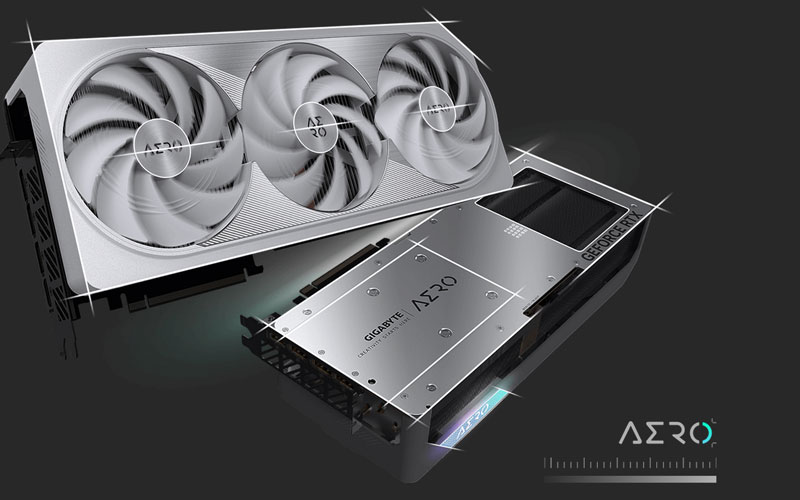 Gigabyte AORUS GeForce RTX 4090 AERO OC 24G - Graphics card - LDLC 