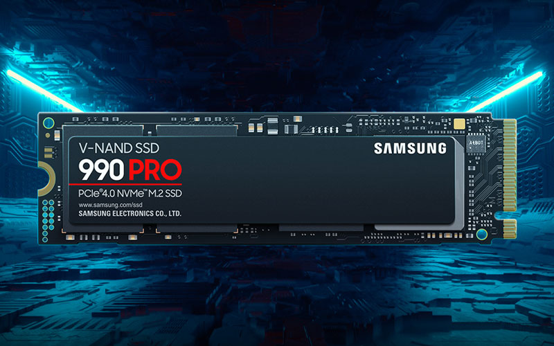 Samsung SSD 990 PRO M.2 PCIe NVMe 4 To (MZ-V9P4T0BW) - Achat Disque SSD  Samsung pour professionnels sur