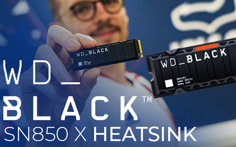 SOLDES 2024 : Western Digital SSD WD Black SN850X 2 To - Avec dissipateur  thermique pas cher
