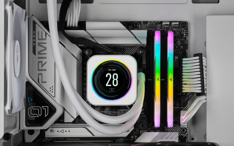 vengeance rgb ddr5 white