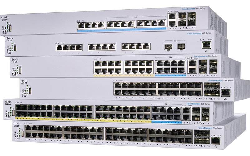 Cisco Business CBS350 8T E 2G Managed Switch | 8 Port GE | Ext PS