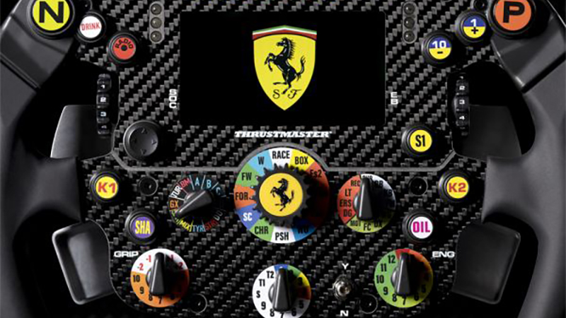 Thrustmaster T300 RS GT Edition + SF1000 Ferrari Formula Wheel Add