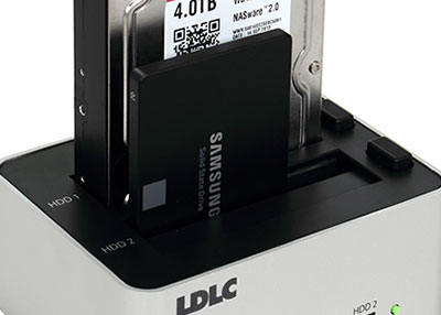 Advance - Dual Dock pour Disque dur 2.5 / 3.5 USB 3.0 (2 disques)