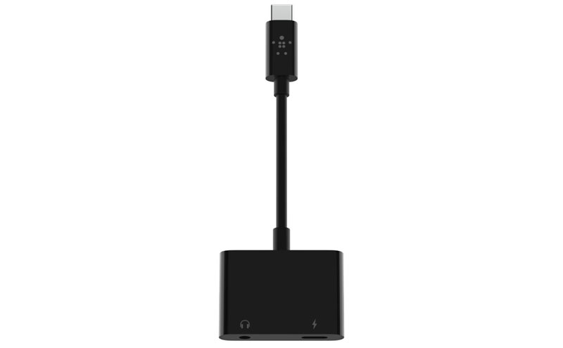 Adaptador de carga USB-C a Jack y USB-C de Belkin (negro) - Cable y  Adaptador - LDLC