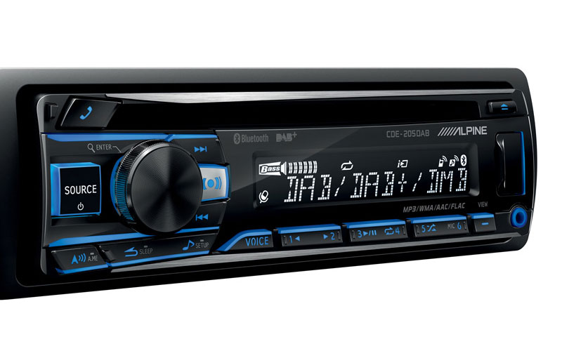 Alpine UTE-204DAB Digitalradio DAB+ / USB / Aux / Bluetooth