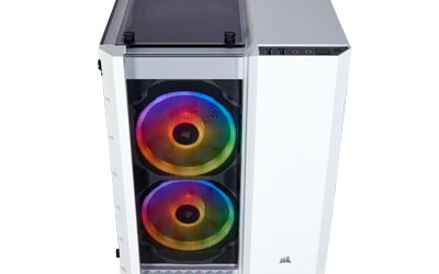 Boitier Gamer Corsair Crystal 280X / Blanc RGB