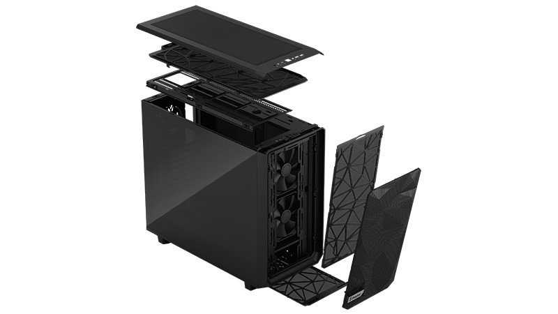 Fractal Design Meshify C TG (Noir) - Boîtier PC - Garantie 3 ans