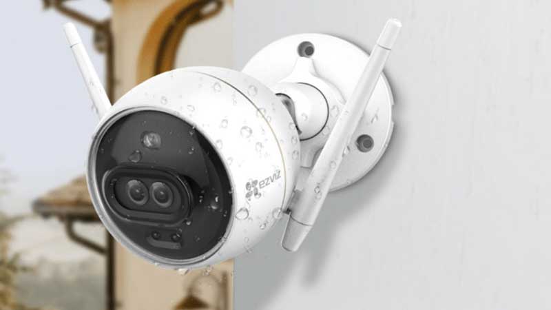 EZVIZ H8c 2K Camera d'extérieur panaoramique Wi-Fi - Caméra IP - Garantie 3  ans LDLC